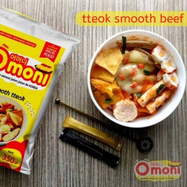 SMOOTH TTEOBOKKI Makanan Jajanan Korea Viral Halal BPOM Merek Omoni Korean Halal Food