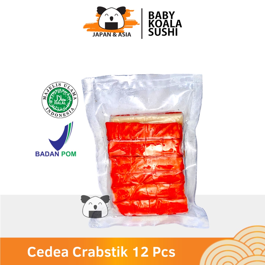 CEDEA Crabstick Stik Kepiting 12 pcs Halal | Crab Stick Sushi Steamboat