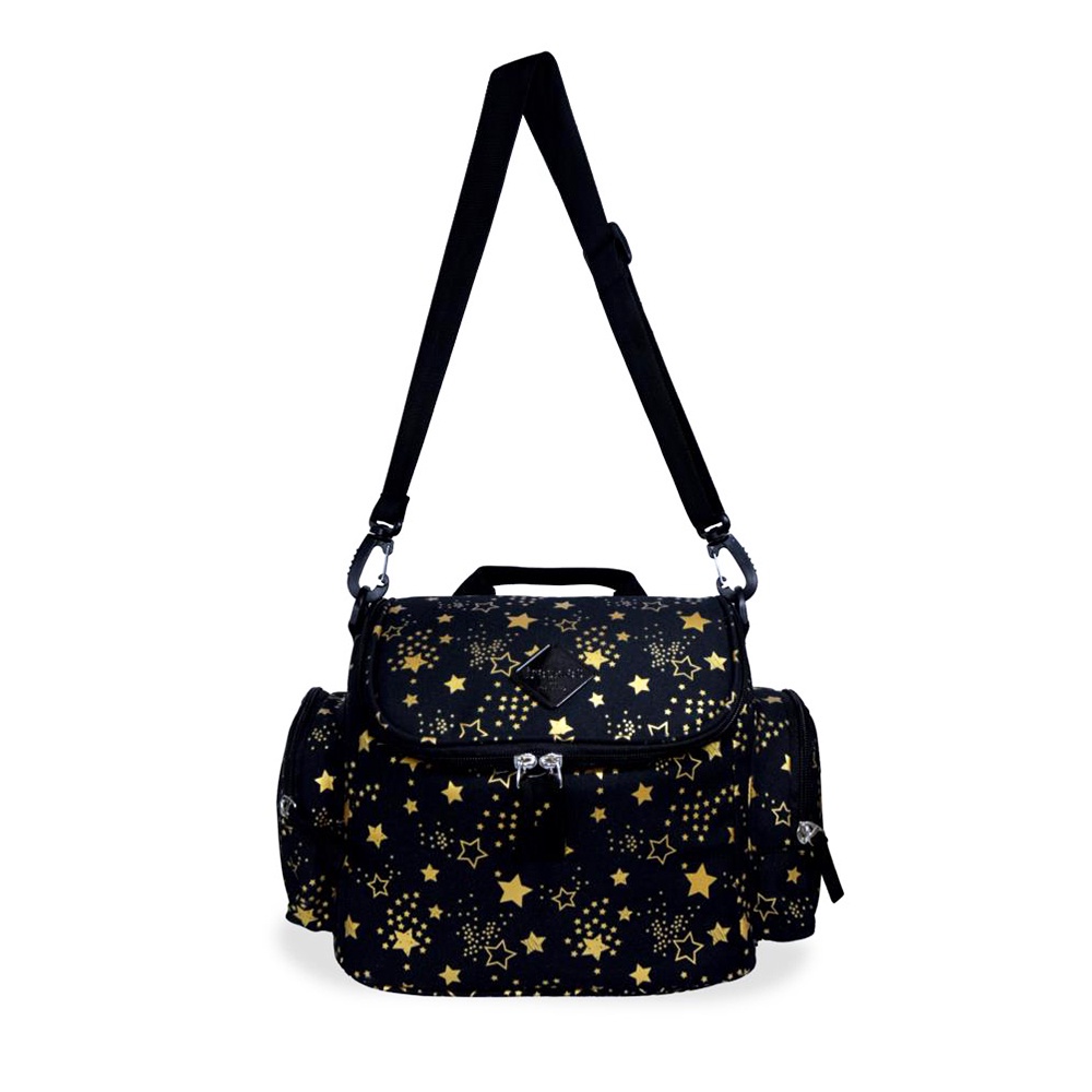 Okiedog Freckles Cooler Bag Moonlight Stars Black Tas Penyimpan ASI