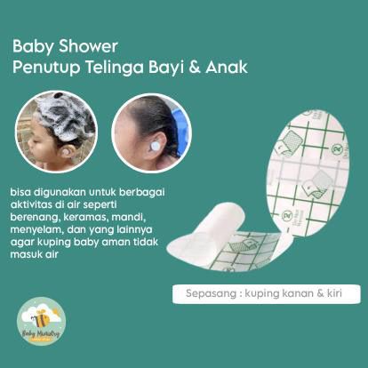 stiker penutup telinga ( SEPASANG ) / anti masuk air / ear patch / penutup kuping mandi /  penutup telinga bayi dari air / penutup telinga renang / penutup lubang telinga mandi 0PENUTUP TELINGA SEKALI PAKAI ANTI AIR PELINDUNG KUPING SAAT CAT RAMBUT