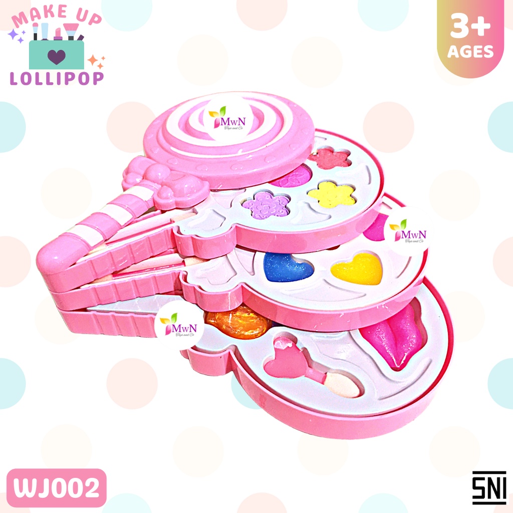 MWN Mainan Anak Make Up Lollipop 3 susun No. WJ002