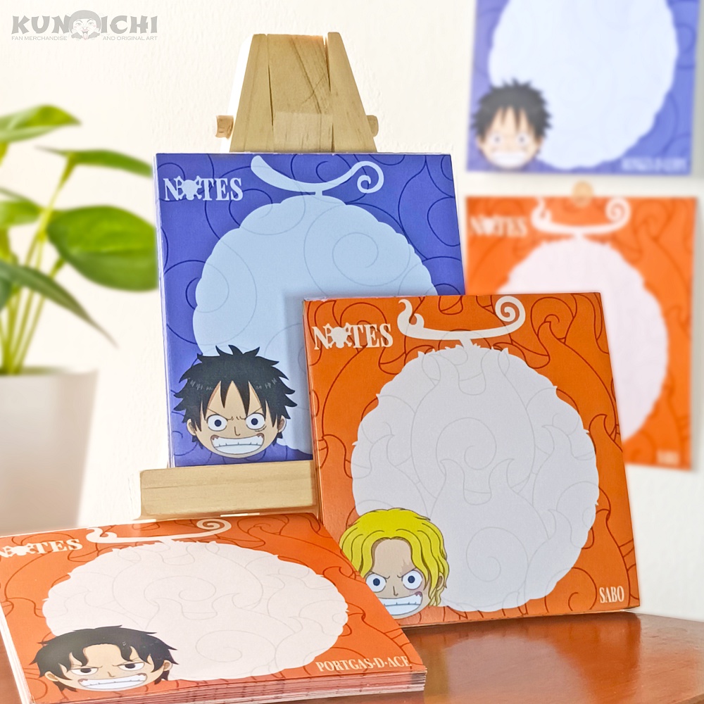 

ONE PIECE Memo Pad / Note Pad Square / kertas catatan kotak mini / Devil Fruit