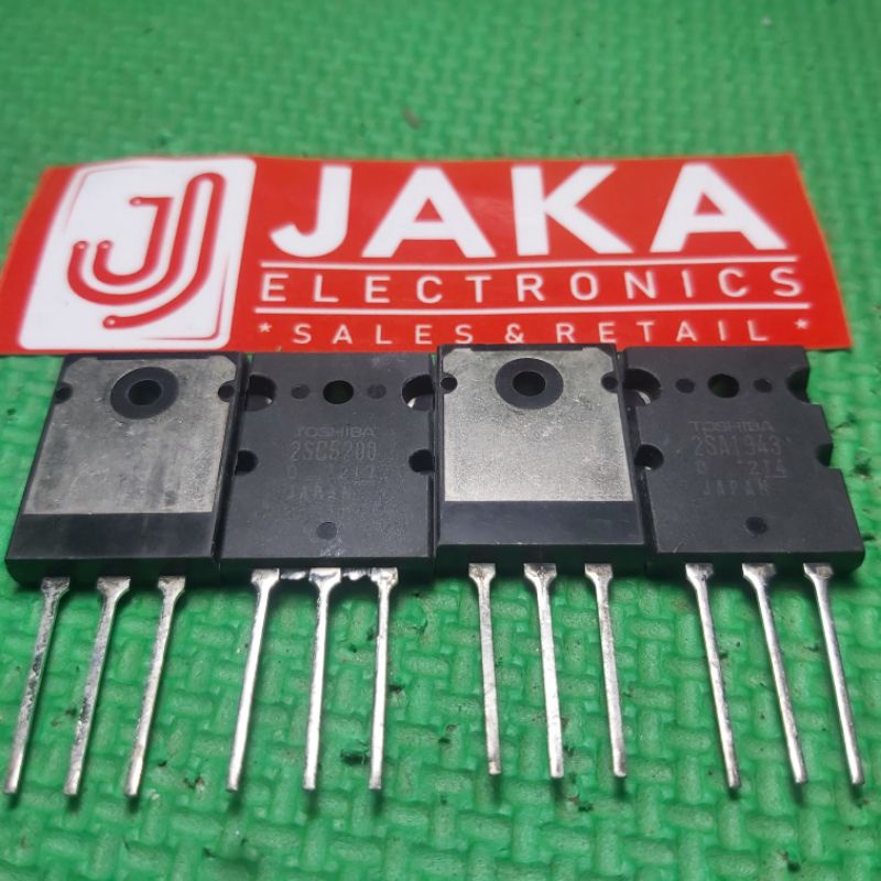 {1set} Transistor Final Toshiba 2SA1943 2SC5200 buram