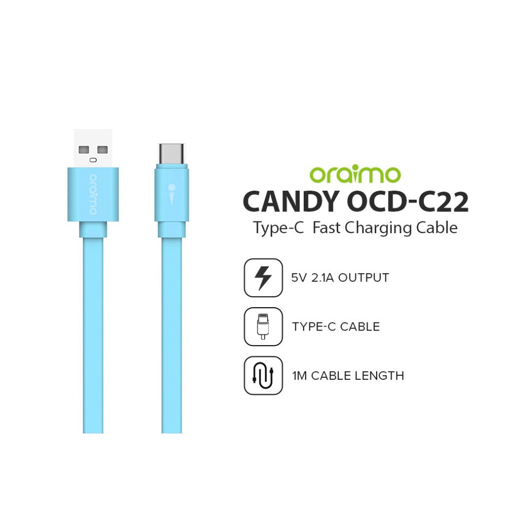 KABEL ORAIMO OCD-C22 TYPE-C | Kabel Data Oraimo Fast Charging