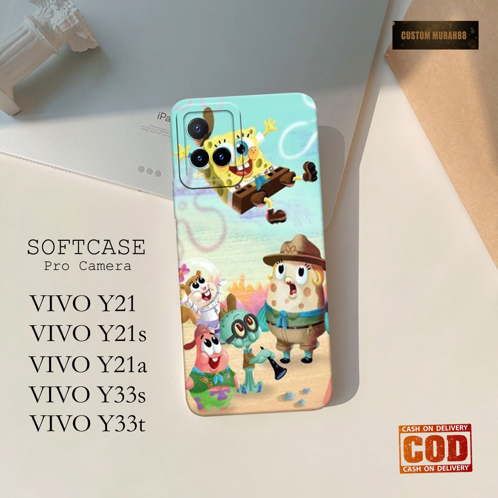 Case Hp Vivo Y21 / Y21s / Y21a / Y33s / Y33t Terbaru - Fashion Case KARTUN - Casing Hp Vivo Y21/Vivo