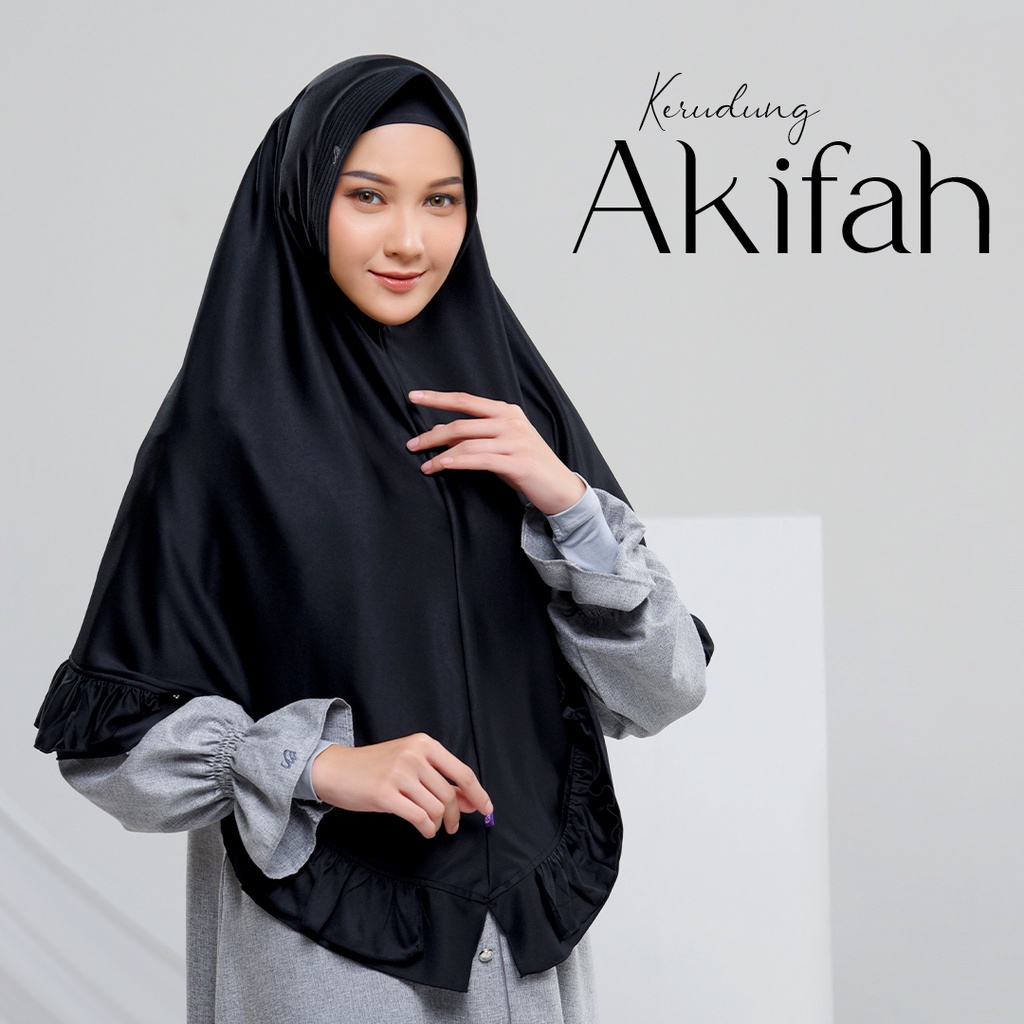 Kerudung Instan Akifah | Kerudung instan dewasa | Kerudung instan Rabbani original | Kerudung Rabban