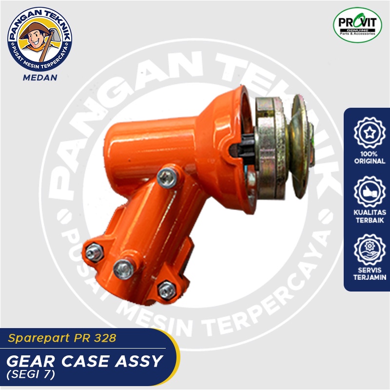 Gear Case Assy ( Segi 7 ) BG328  Potong Rumput | SPAREPART MESIN POTONG RUMPUT