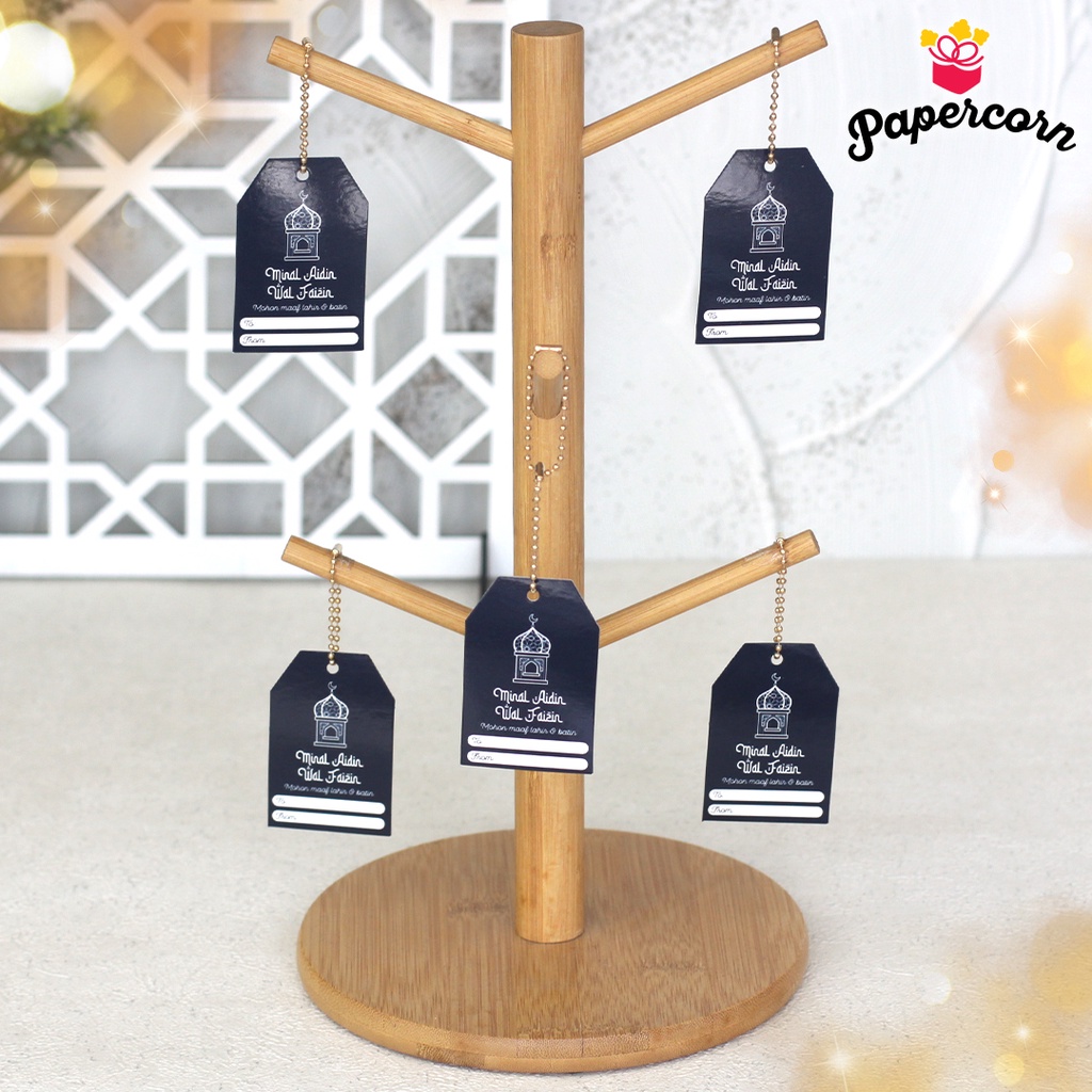 

10 Pcs Gift Tag - Navy Include Rantai Rose Gold - GT Navy