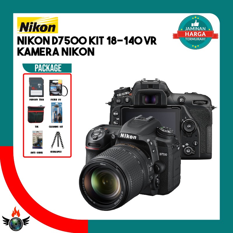 NIKON D7500 KIT 18-140 VR KAMERA NIKON D7500