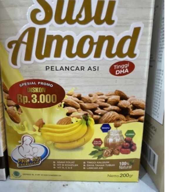 

Termurah✔️✔️-Afis Susu Almond Pelancar Asi (Asi Booster) 200 g