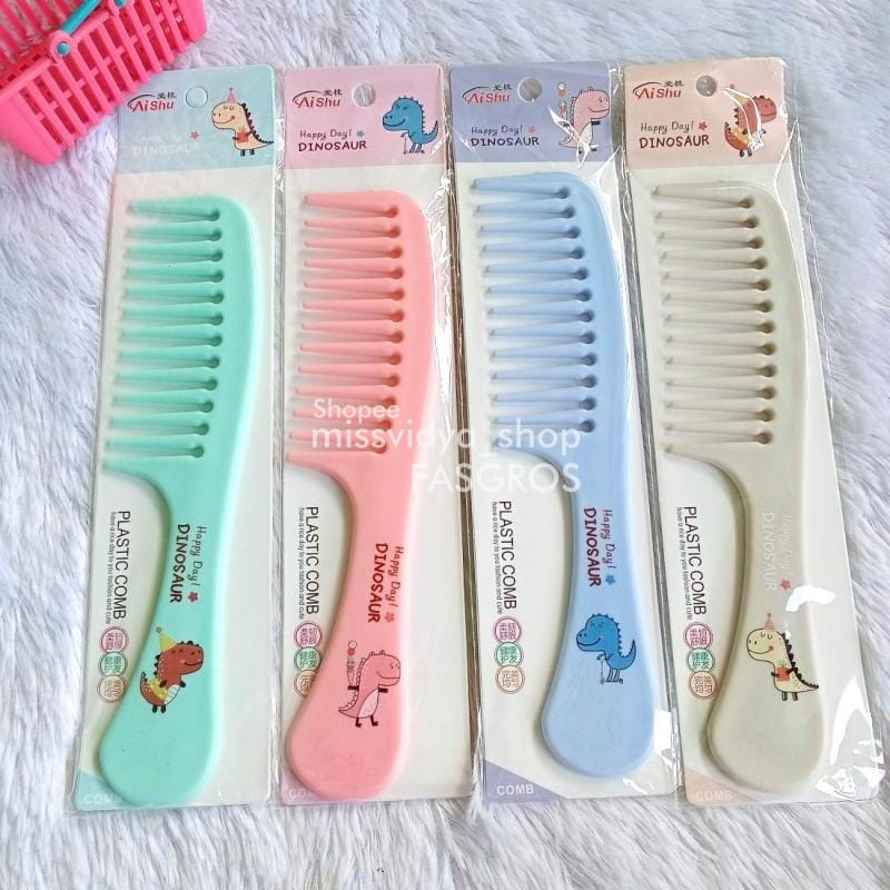 ~ PIYOSHI08 ~ Sisir Rambut Anti Kusut Model RENGGANG Motif Lucu Ala Korea Murah AF246