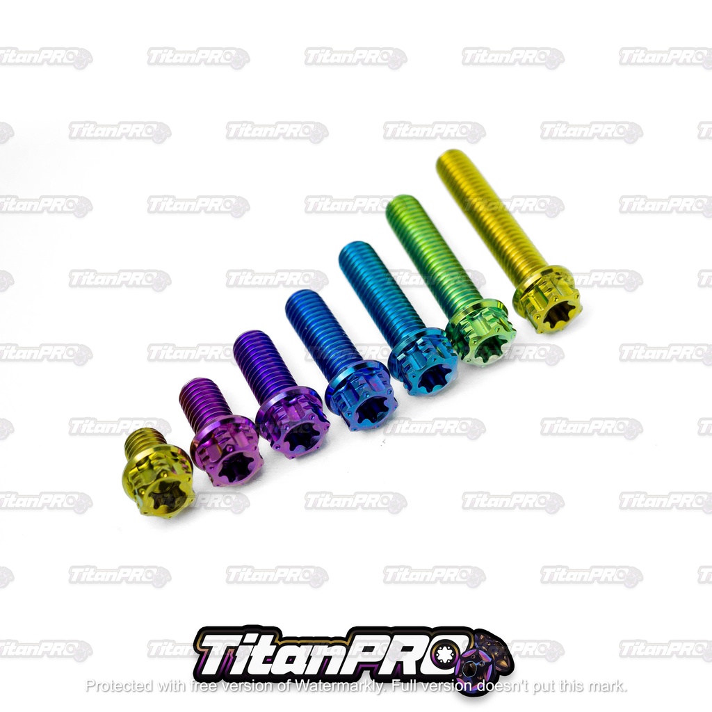 BAUT TITANIUM M8 GRADE 5 HEXA 2KEY M8X10MM-120MM