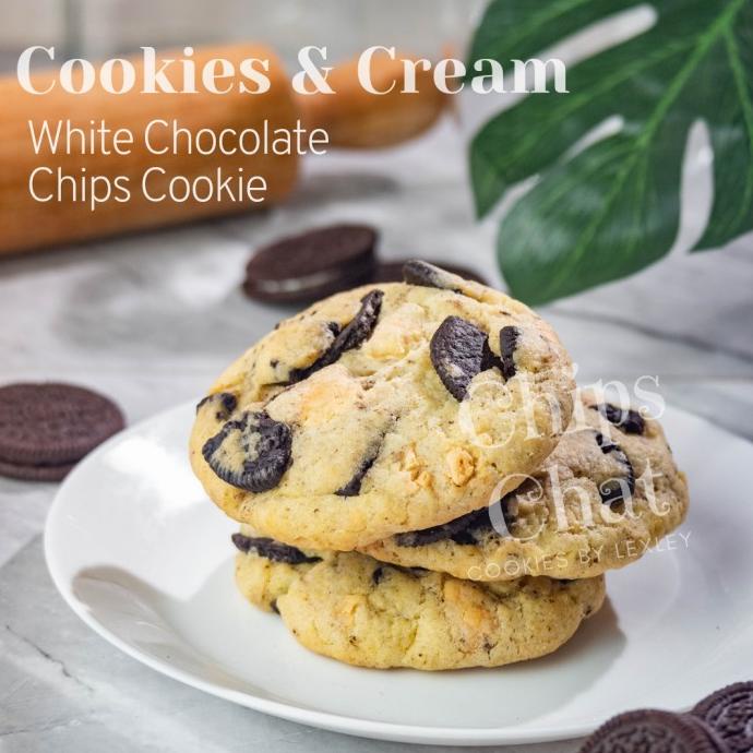 

Best Nyc Soft Baked Cookies & Cream Oreo White Chocolate Chips Cookie