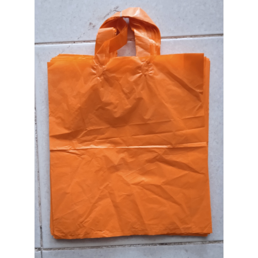 TAS PLASTIK 30 tali kantong softhandle  30 X 35 kondangan nikahan resepsi Isi  100 dan 25 pcs
