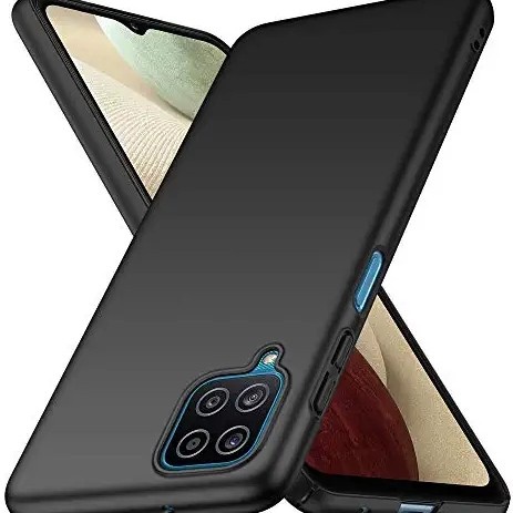 Case SAMSUNG A12 2020 Premium Slim Matte Case Soft Black Doff