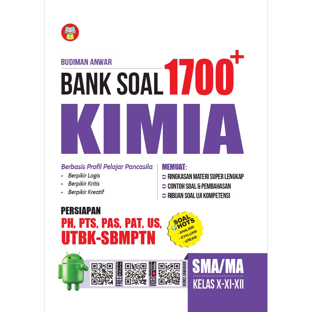 Bank Soal 1700 plus Kimia SMA/MA Kelas 10-11-12