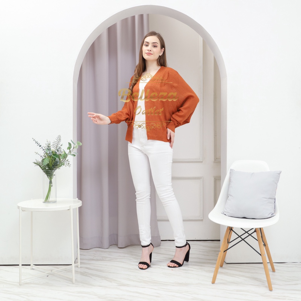 Belleza outlet baju rajut Cardigan rajut atasan wanita cardigan batwing