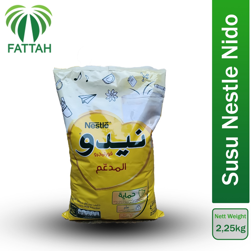 Susu Nestle Berprotein dan lemak tinggi Nido isi 2,5kg
