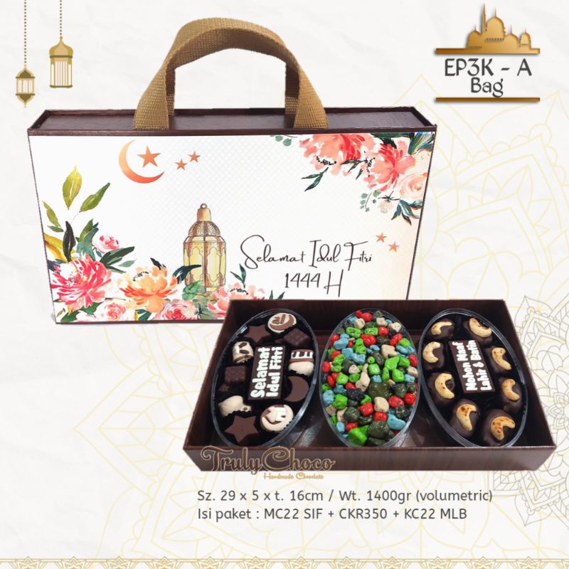 

Trulychoco - Bingkisan Lebaran Hampers Lebaran Idul Fitri Cokelat Halal Premium