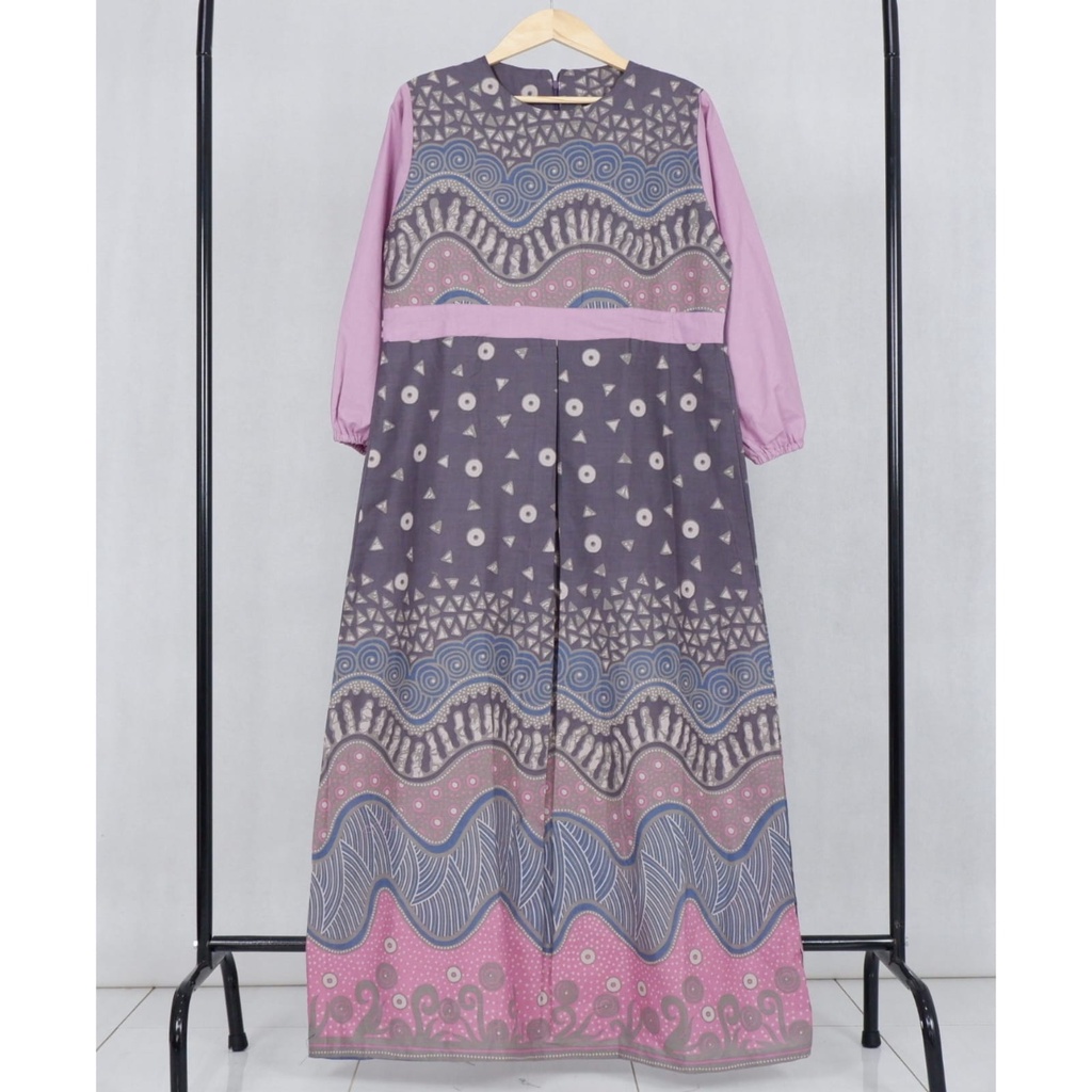 Pusat Bordir Tasikmalaya - Long dress Gamis Aisyah Colour