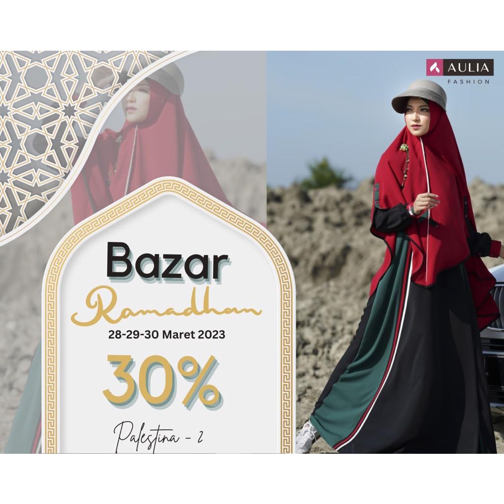 bazar ramadhan gamis aulia palestine 2