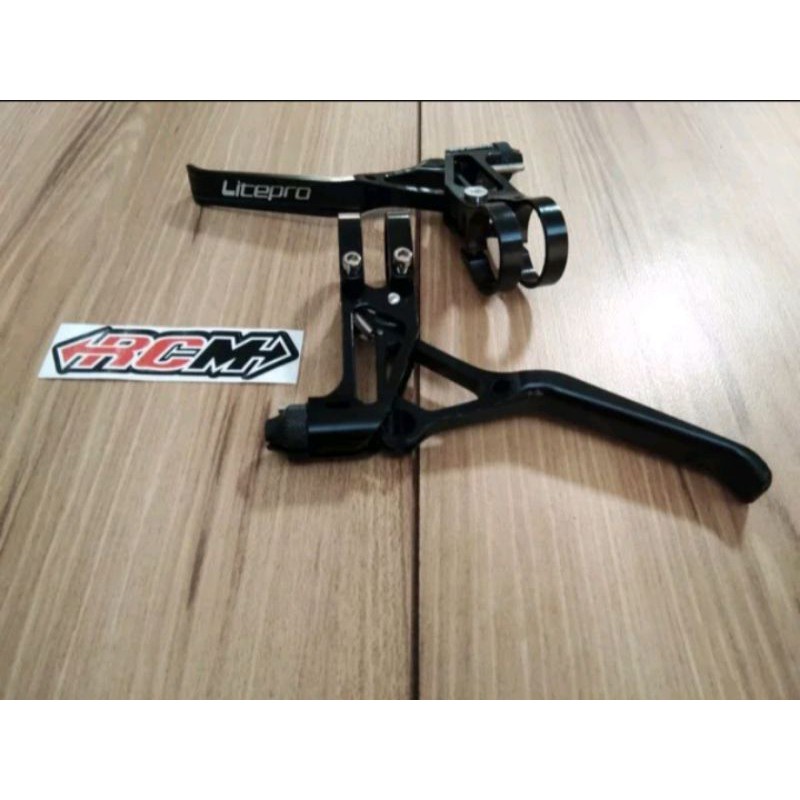 HANDLE HANDEL BRAKE LEVER TUAS REM ULTRALIGHT SEPEDA FNHON ALLOY CNC BLACK HITAM GOLD EMAS SILVER MERAH RED ORI ORIGINAL LITEPRO ASLI