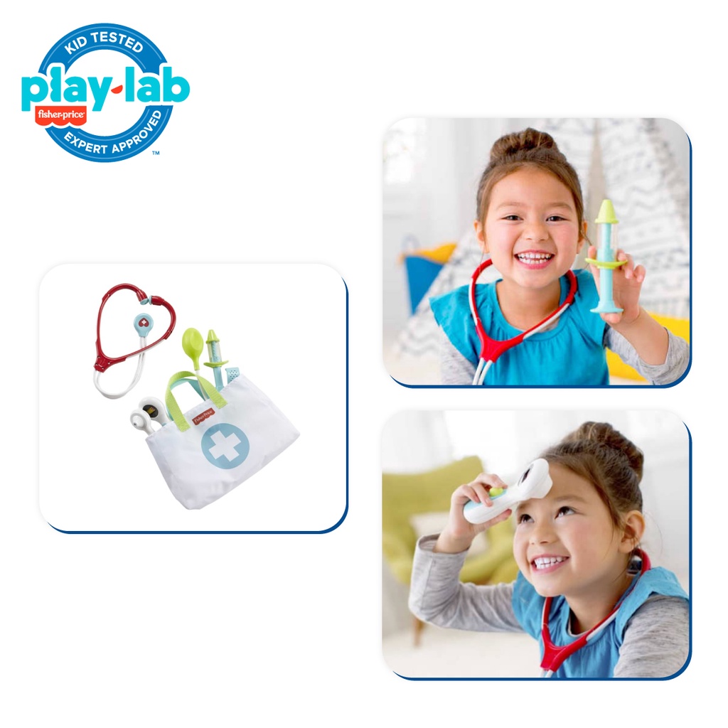 Fisher Price Medical Kit Doctor Pretend Playset - Mainan Edukasi Anak Balita