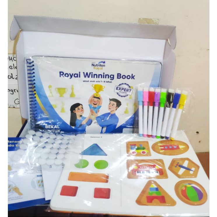 Royal Winning Book hadiah susu nutrilon | mainan edukasi | activity book