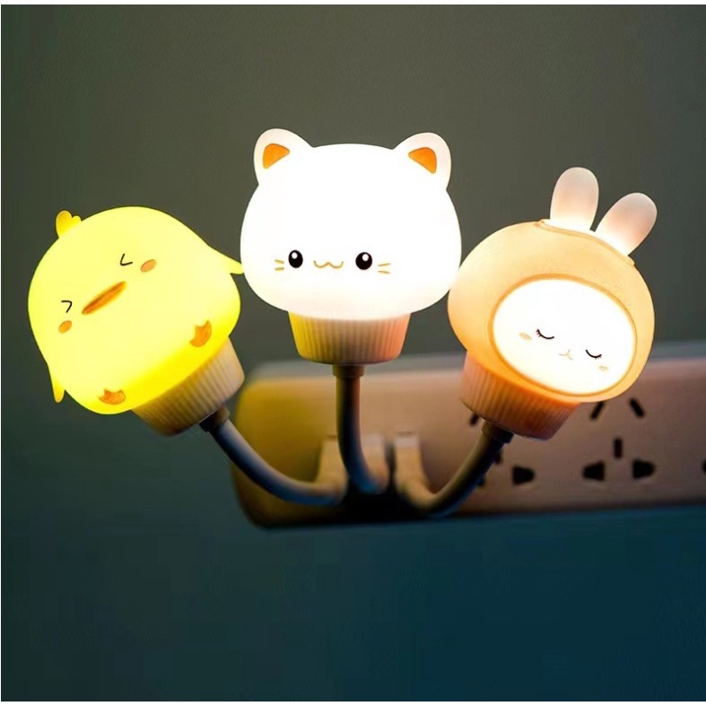 Lampu Pintar Perintah Suara Animals USB Smart Voice Command Night Lamp