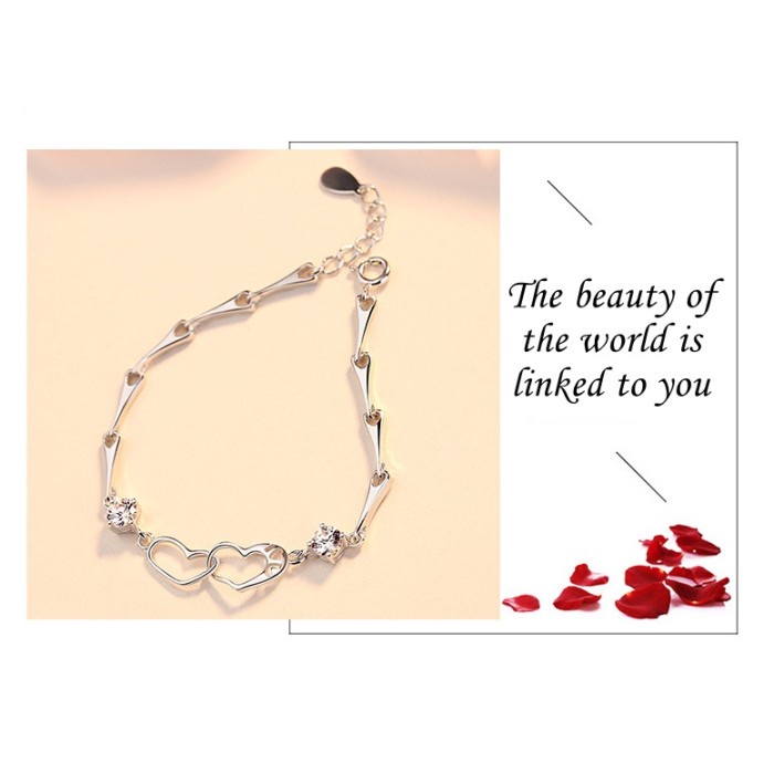 Gelang perak asli Fashion Original Arctic Deer