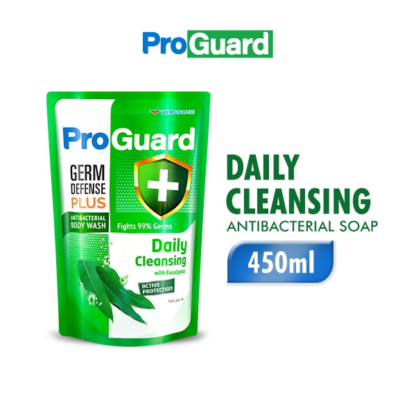 PROGUARD Body Wash Anti Bakteri Daily Cleansing Pouch 450ml 450 ml