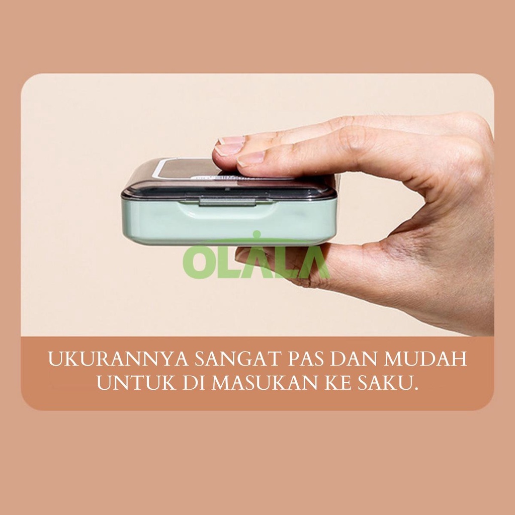 KOTAK OBAT PORTABLE KAPASITAS BESAR ANTI LEMBAB SERBAGUNA OLL-4269