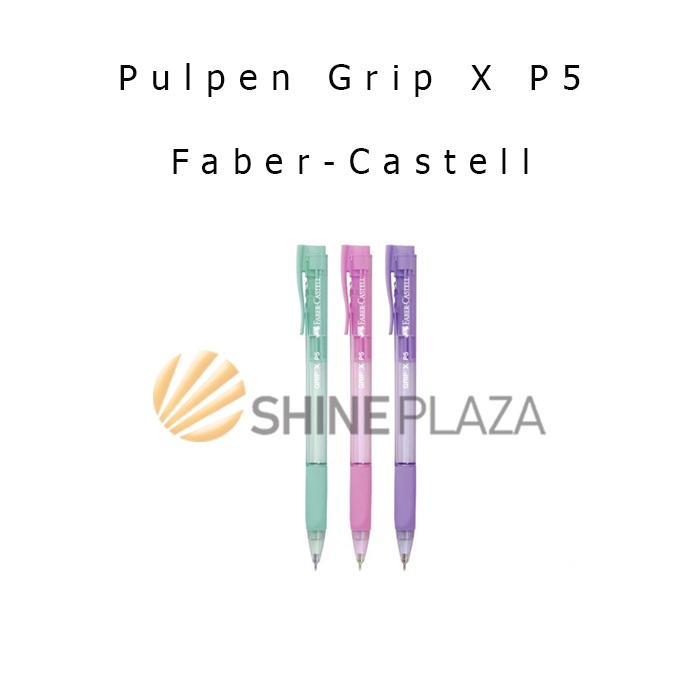 

Pulpen Faber Castell Grip X P5 - Pulpen Hitam Faber Castell 0.5mm