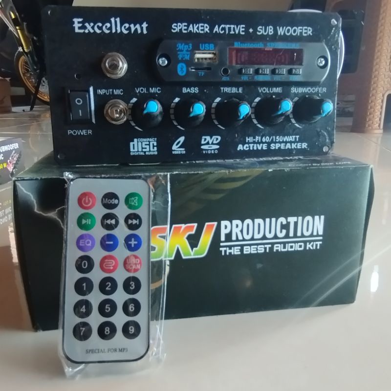 Speker aktif 60 watt+bluetooth excellent