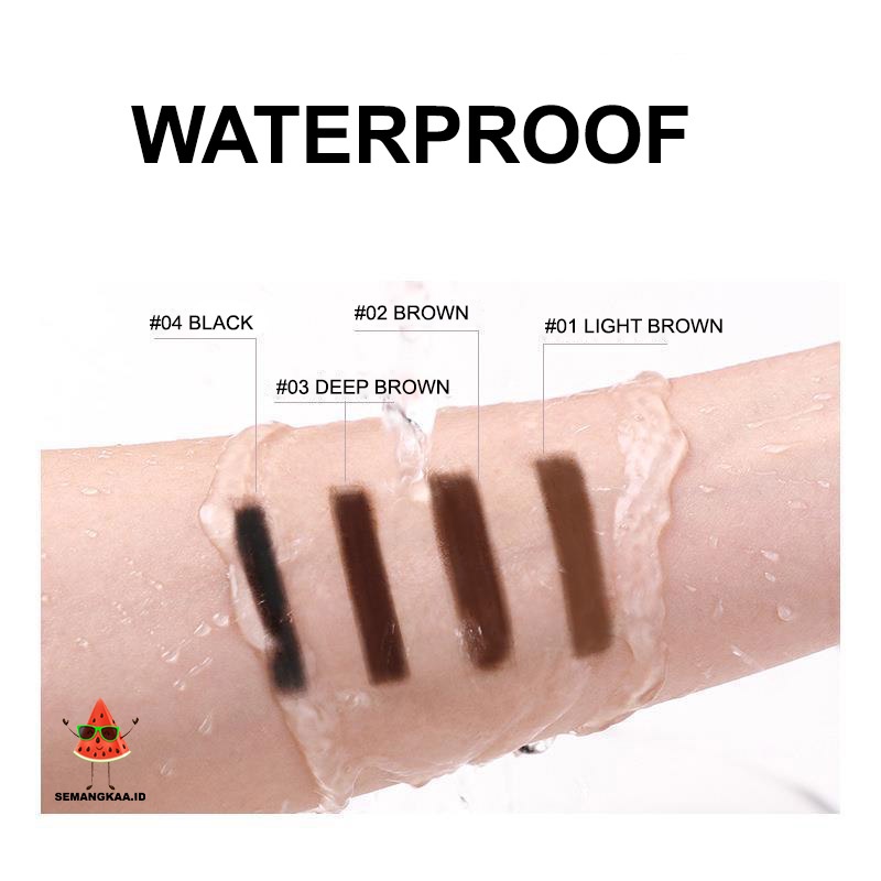 LAMEILA Pensil Alis Eyebrow 2 in 1 Waterproof And Drable LA136