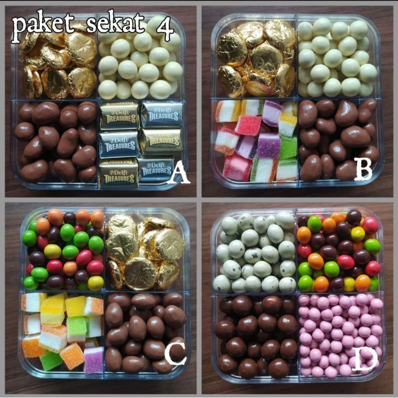 

Paket Coklat Sekat 4