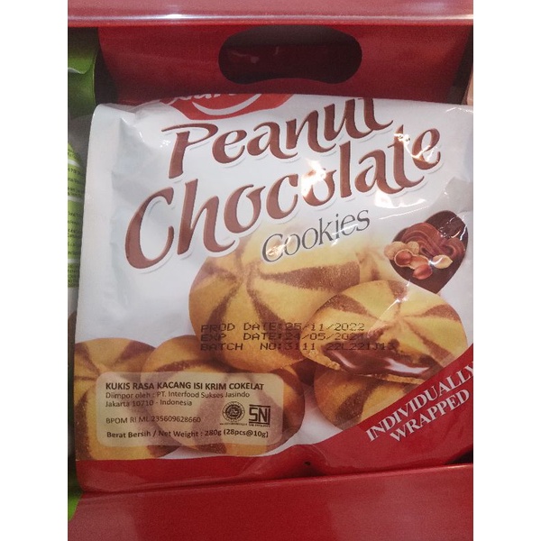 

NARAYA PEANUT CHOCOLATE COOKIES 280GR