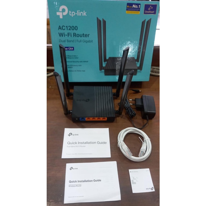 TP-LINK Archer C64 AC1200 Wireless MU-MIMO WiFi Router TPLINK