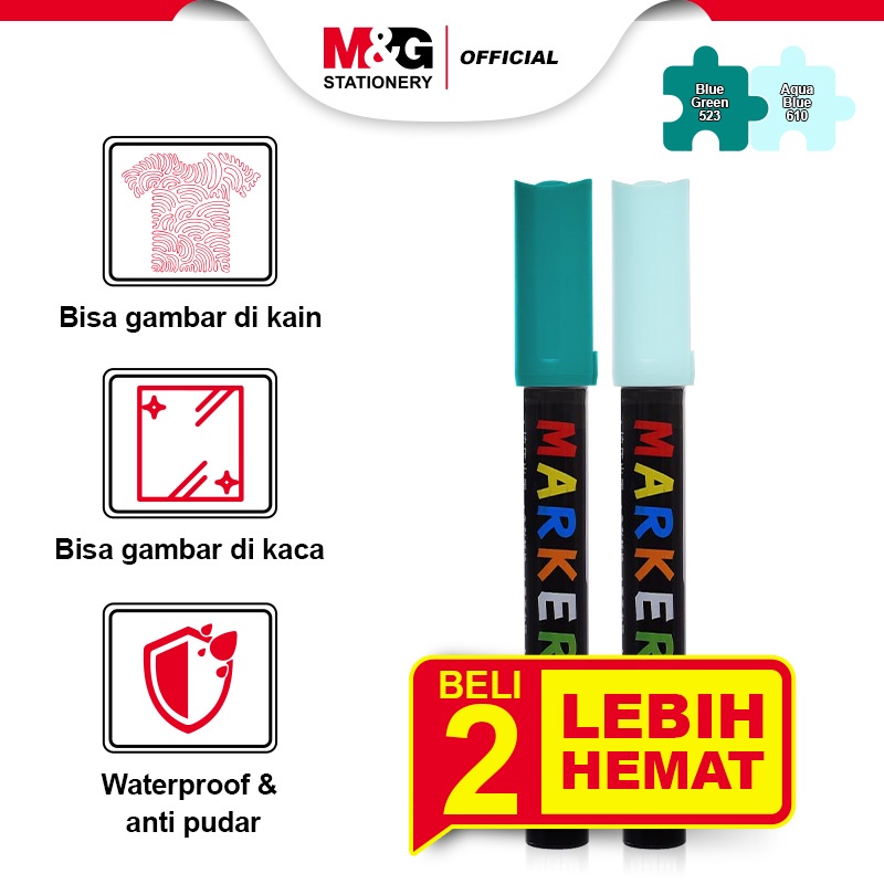 

M&G [ BUNDLE ] Acrylic Marker Multifungsi Segala Permukaan Paint Marker Spidol Akrilik