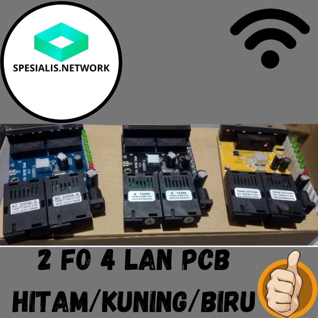 KONVERTER 4 LAN 2 FO PCB ONLY