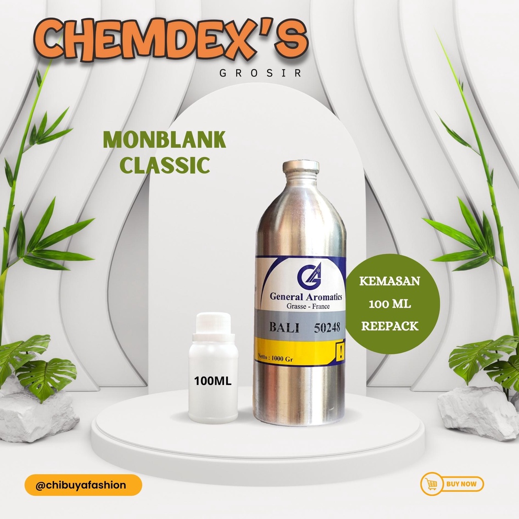 BIBIT PARFUM MURNI//  MONTBLANC CLASIK// GENERATION AROMATICS// 100ML || parfum montblanc clasik