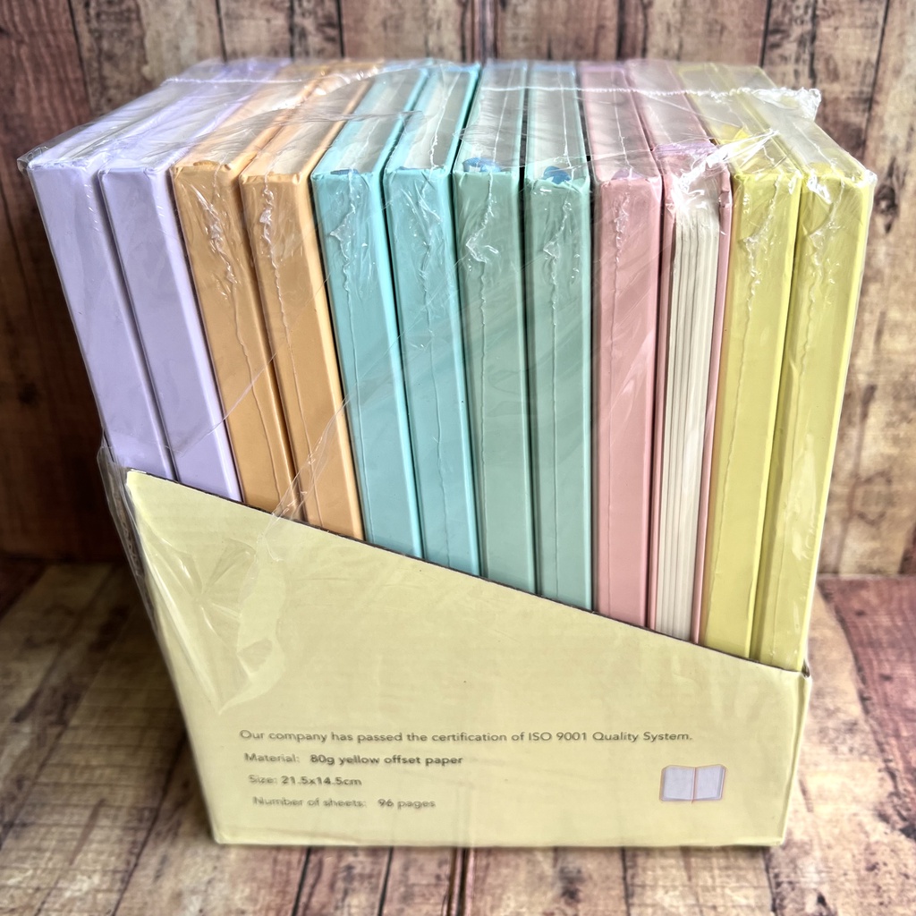 Agenda Hardcover Notebook - Notepad Warna Pastel Mikirei BG-653