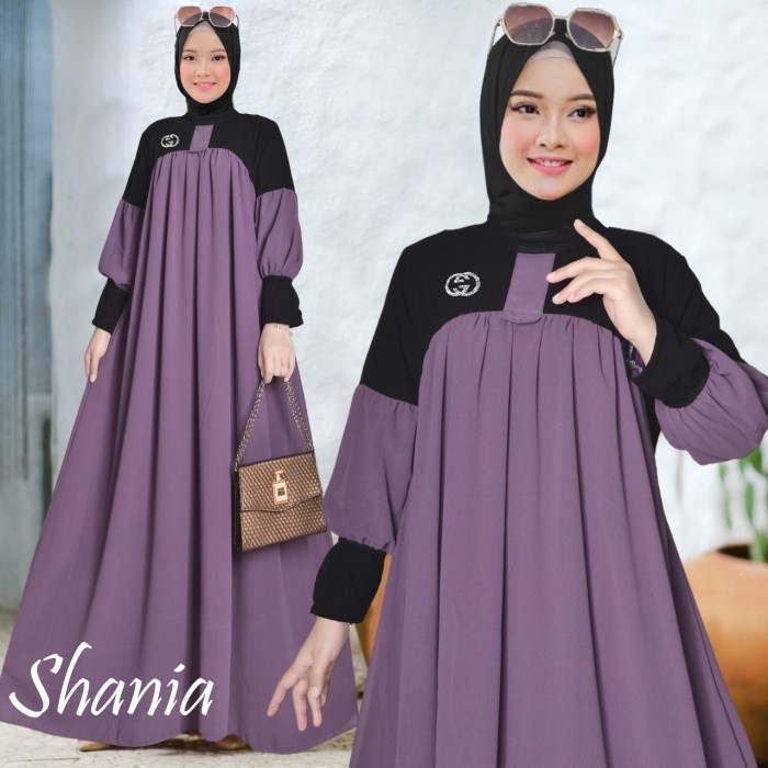 baju gamis wanita terbaru murah maxi dress busui murah terlaris elnara
