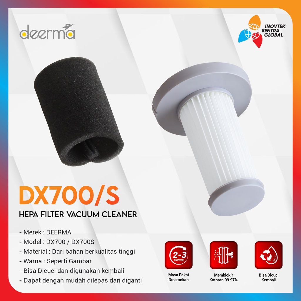 Hepa Filter For Deerma Vacuum Cleaner DX700, DX115C, DX118C, CM800