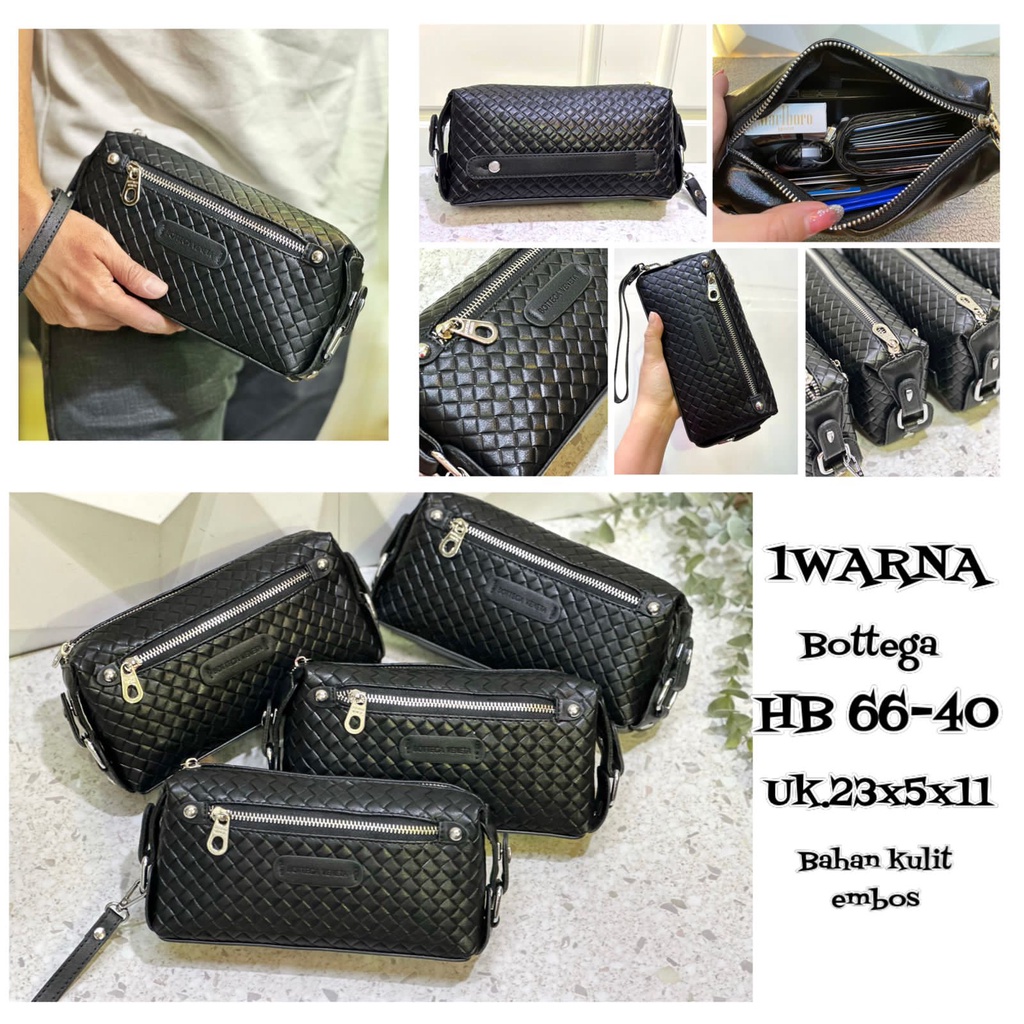 Hanbag 66 ul 22x5x12 cm import free tali pendek terbaru