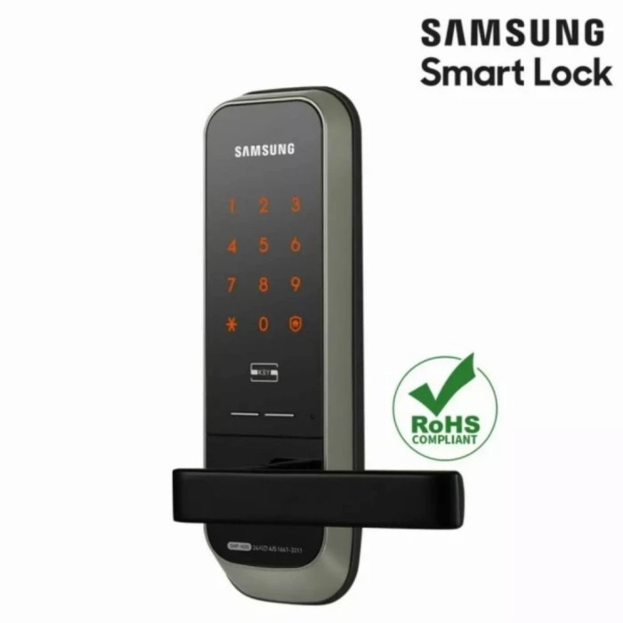 Terlaris Smart Door Lock Samsung Shp-H20 Digital Door Lock