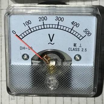 Voltmeter AC Voltmeter Analog Jarum rajaav77 Berkualitas