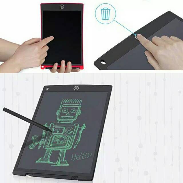 PAPAN TULIS DIGITAL ANAK TABLET Original LCD WRITING Tablet DRAWING BOARD LAYAR 8.5" Inchi Inch main
