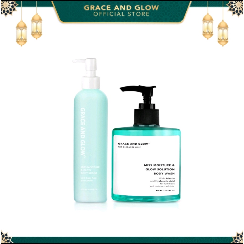 Grace and Glow Miss Moisture and Glow Solution Body Wash + Body Serum