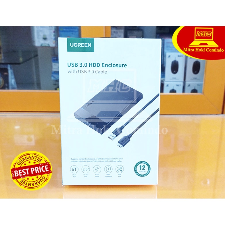 Ugreen Hard Disk Enclosure 2.5" USB-A 3.0 SATA - 30848